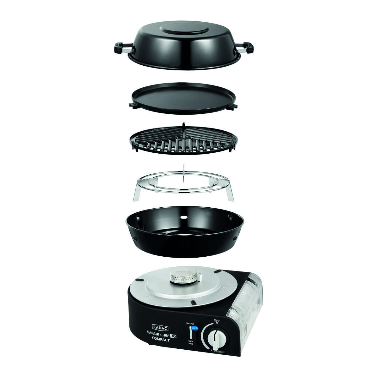 PACK CADAC Barbecue à gaz + Cartouche de gaz 2/5