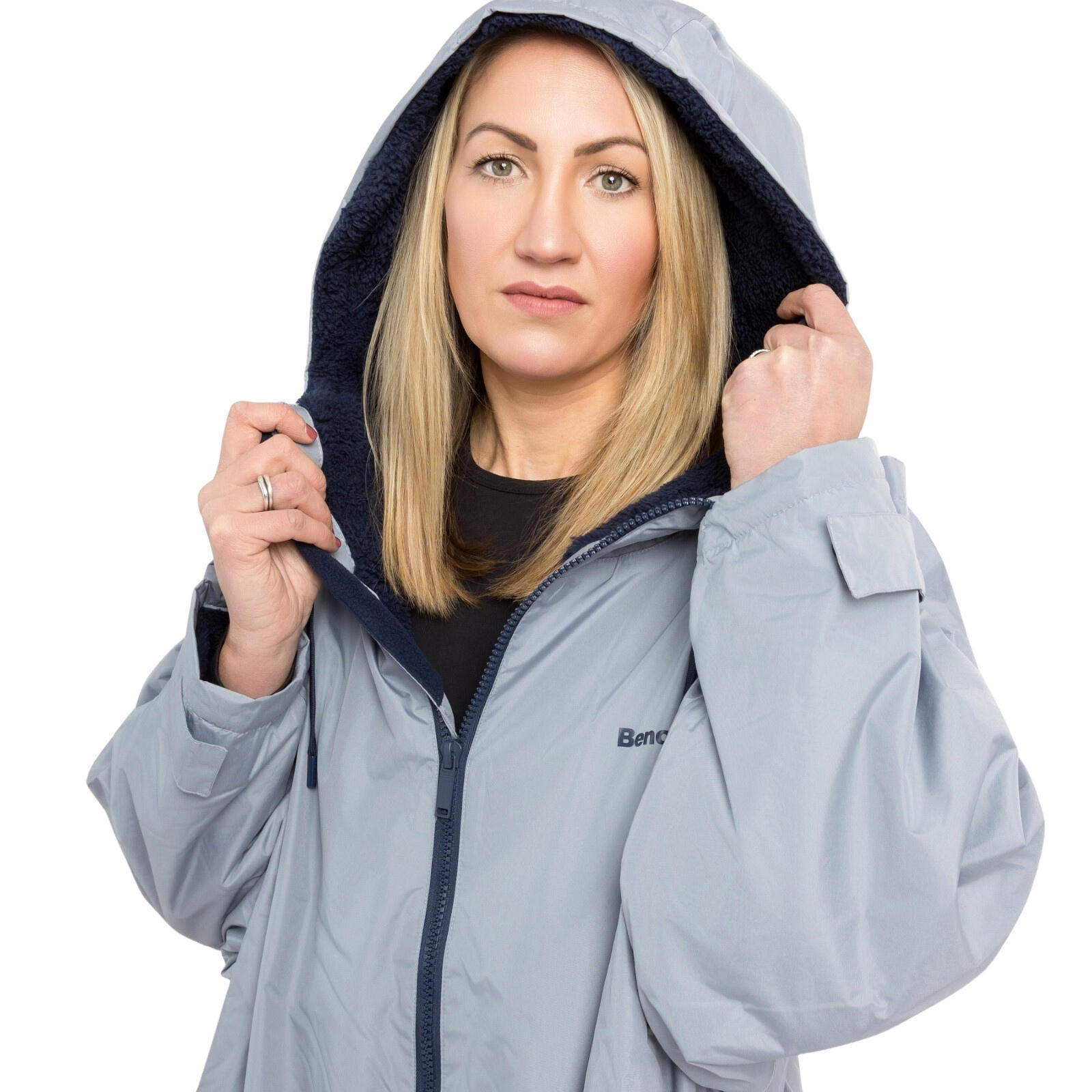 Bench Robe Bench Harril Changing Robe-Grey Blue | Decathlon