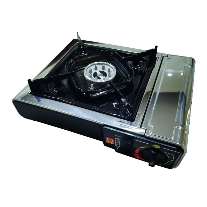 Chauffage à Gaz Portable Piezo 1700W à Cartouche Systèmes Sécurité Intégrés Autonomie 2h30 KEMPER