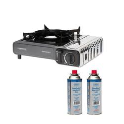 PACK CAMPINGAZ CAMP BISTRO 3 Barbecue 2200 W Camping car + CADAC 2 CartoucheS