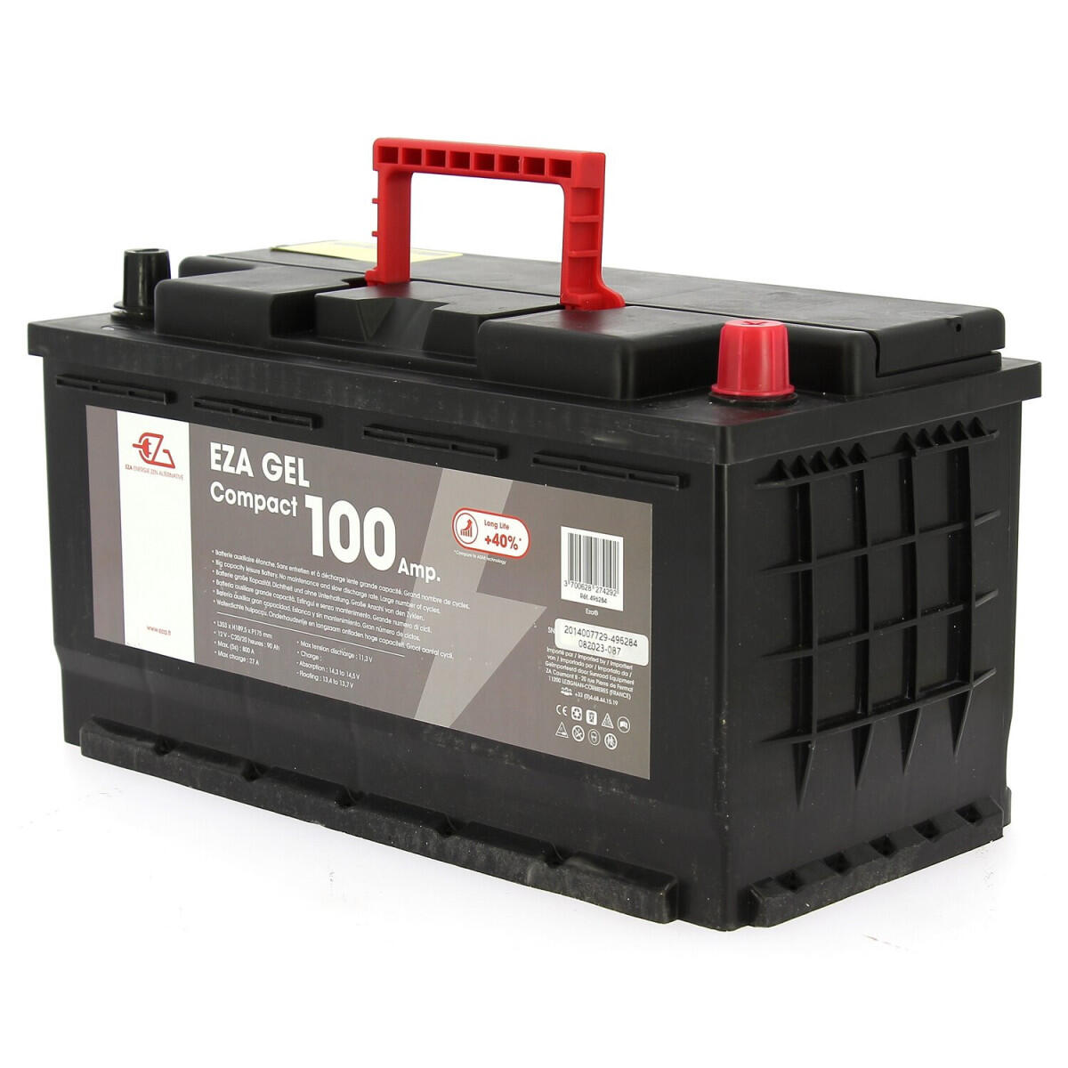 EZA Batterie auxiliaire Gel 100Ah compacte 5/5