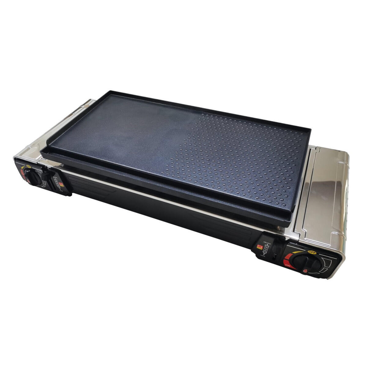 PACK INCASA Réchaud à gaz + Plaque plancha/grill + CADAC 2 Cartouches de gaz - 3/5