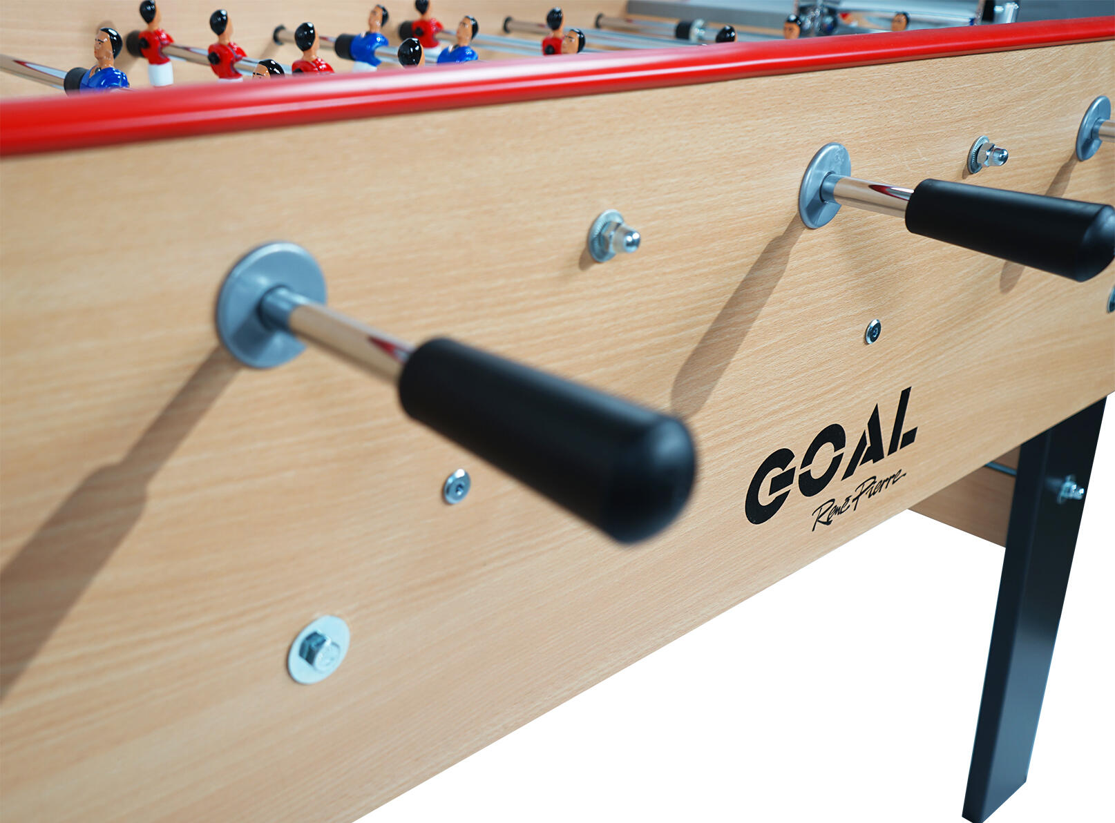 Baby Foot Goal - Fabrication française - 169,5x78,8x18 - HETRE-Noir 3/7