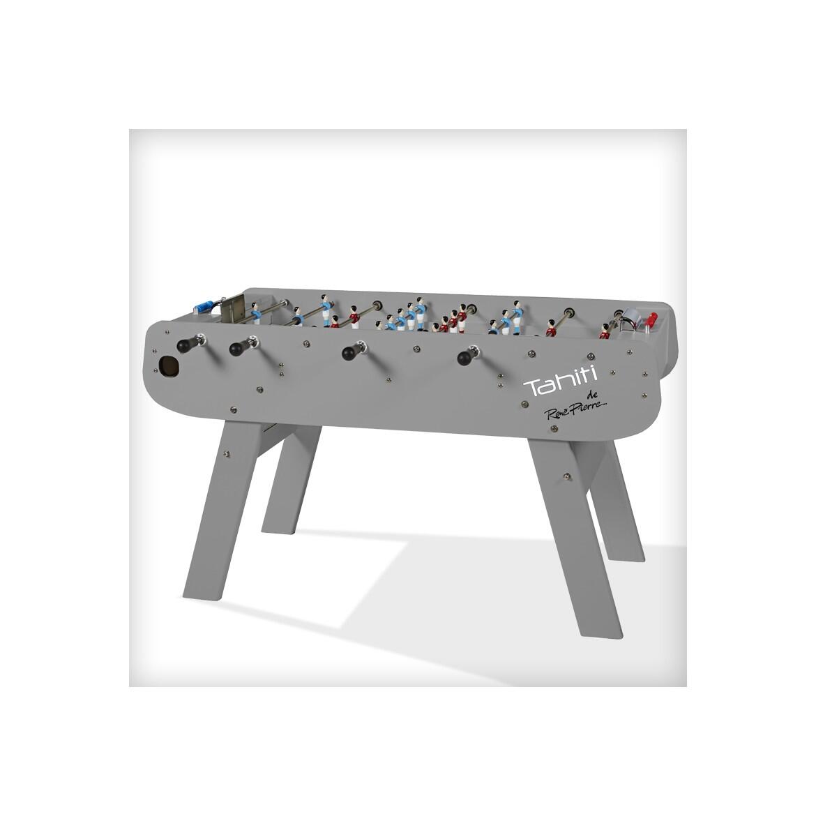 Rene Pierre - Baby Foot Exterieur 4 Tahiti - Fabrication Française - L156 X L107 X H93 - Gris - Table De Baby-foot - Gris - Taille Unique - Decathlon