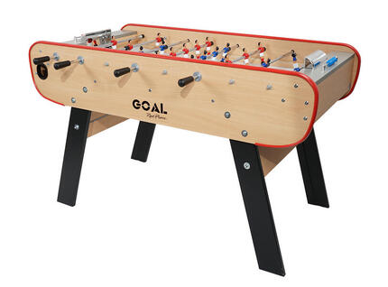 Baby Foot Goal - Fabrication française - 169,5x78,8x18 - HETRE-Noir
