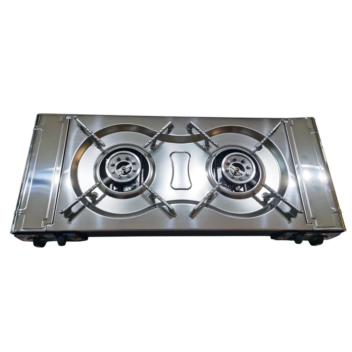 PACK INCASA Réchaud à gaz portable + Plancha / Grill pour réchaud à gaz 3/5