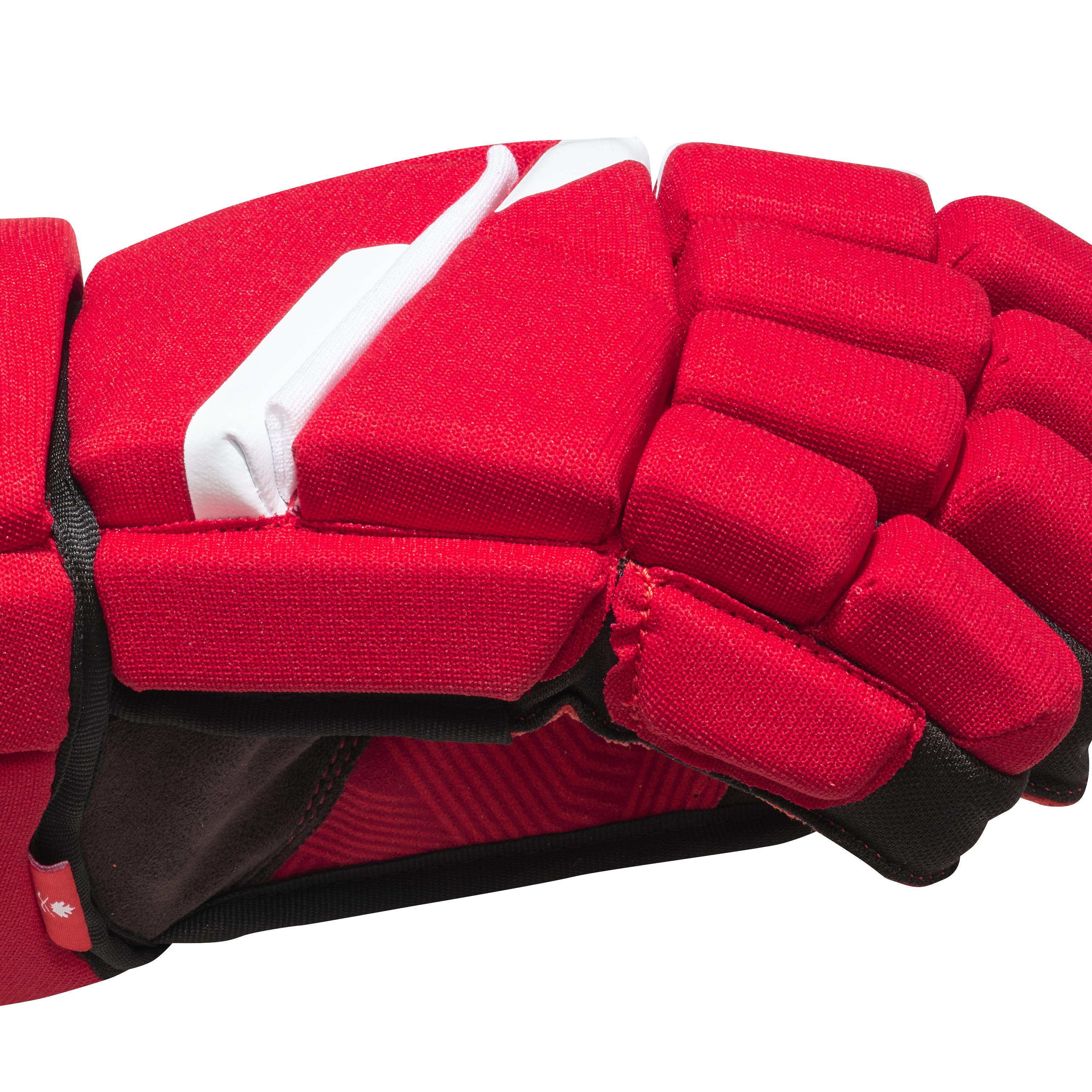 Next - IJshockeyhandschoenen - Kinderen - Rood - Wit - 12" 4/7