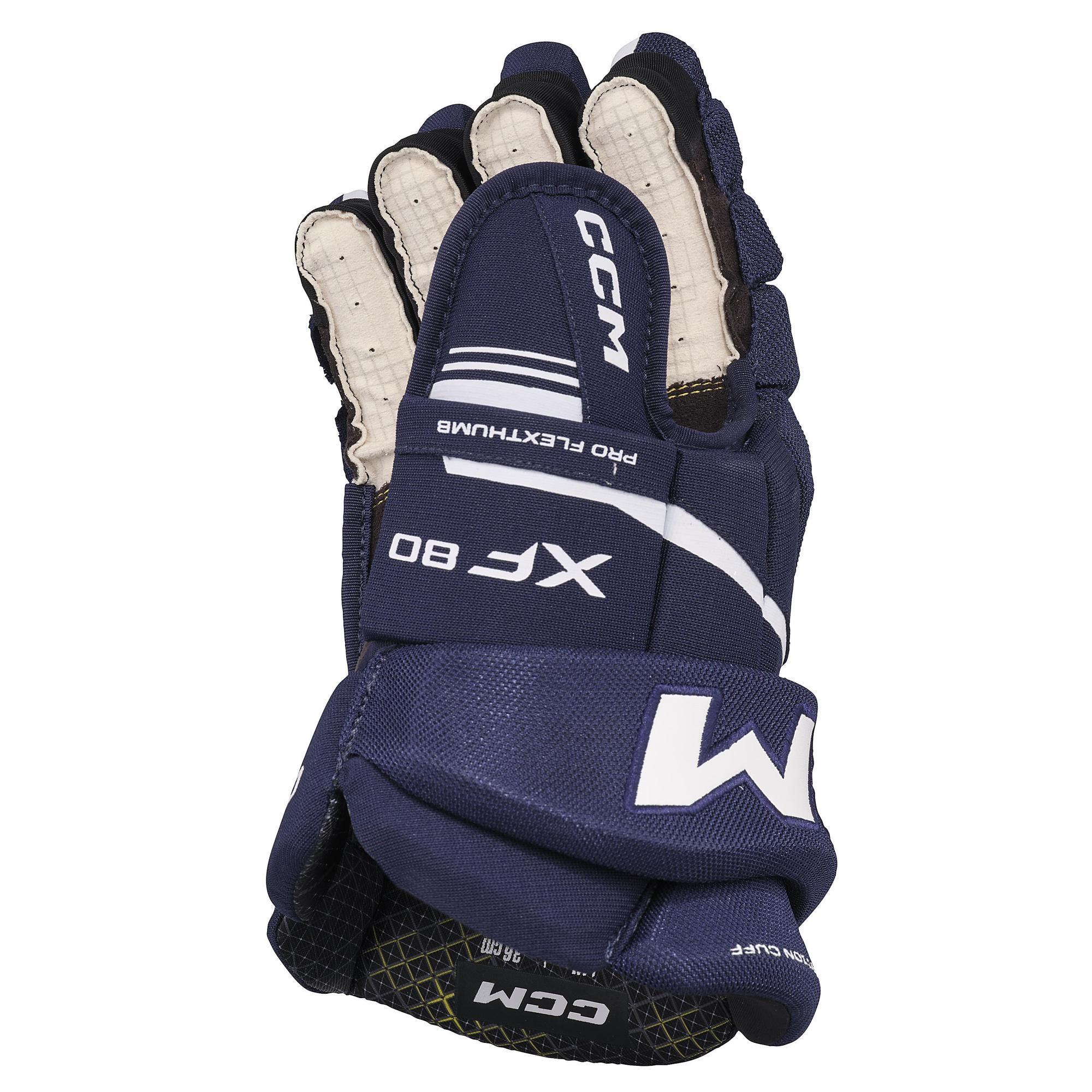 Tacks XF 80 - IJshockeyhandschoenen - Volwassenen - Blauw - Wit - 15" 2/6