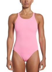 Maillot de bain une-pièce Nike Hydrastrong Fastback - Rose - Taille 36