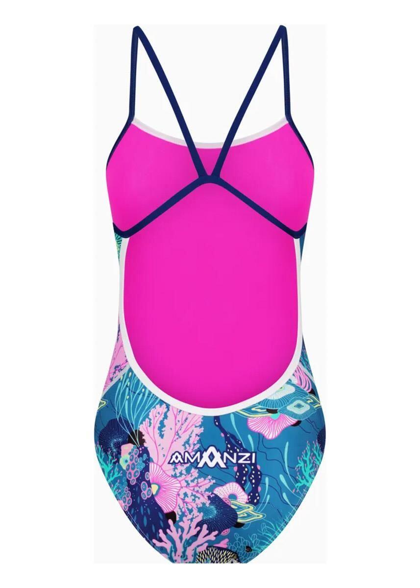 Maiô AMANZI Coral Cove Pro Back - Tamanho 24 4/6