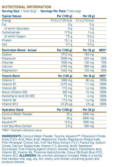 Applied Nutrition Hydration+ (240g) Blue Raspberry 3/3