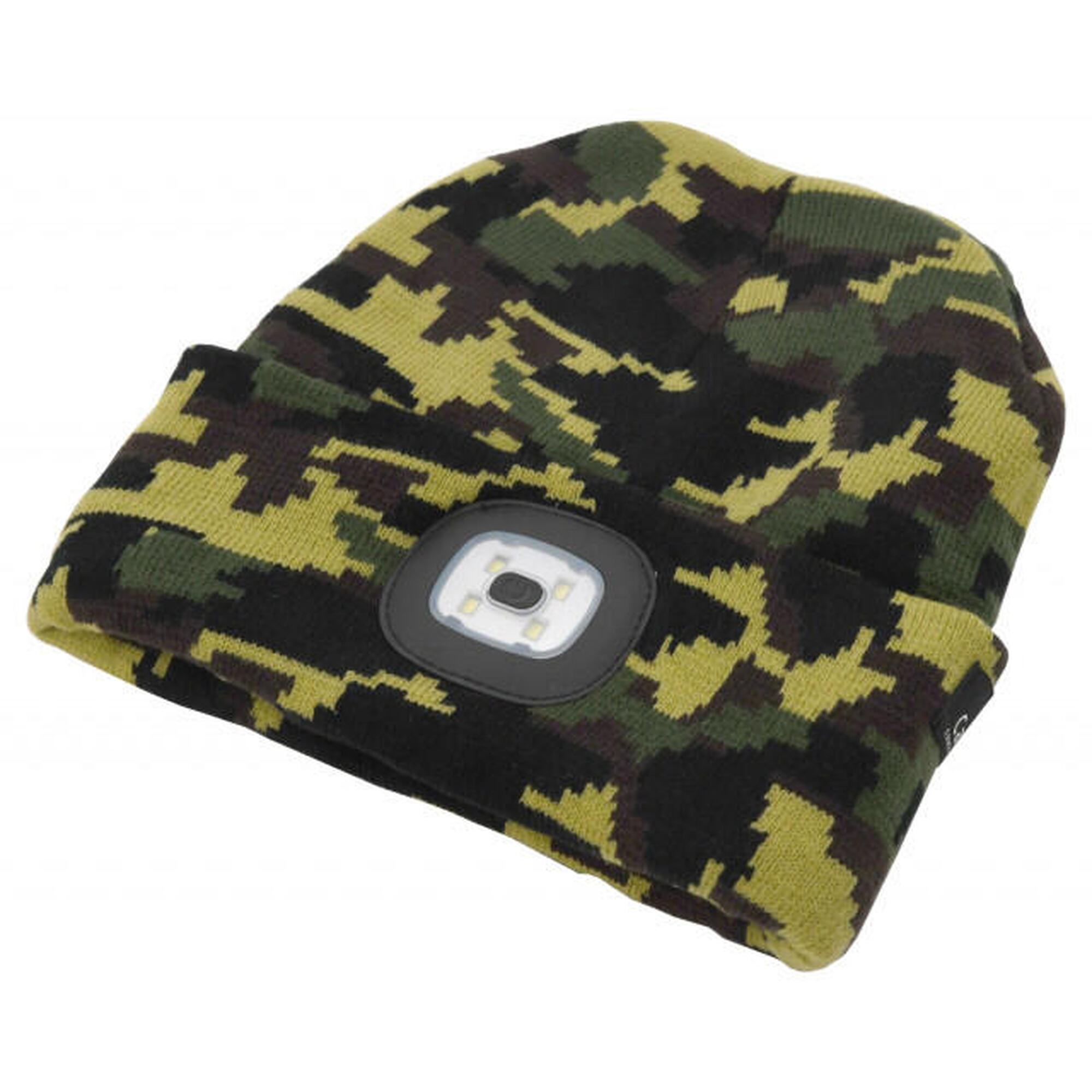 Fes camuflaj cu lanterna cu LED si incarcare usb Cattara