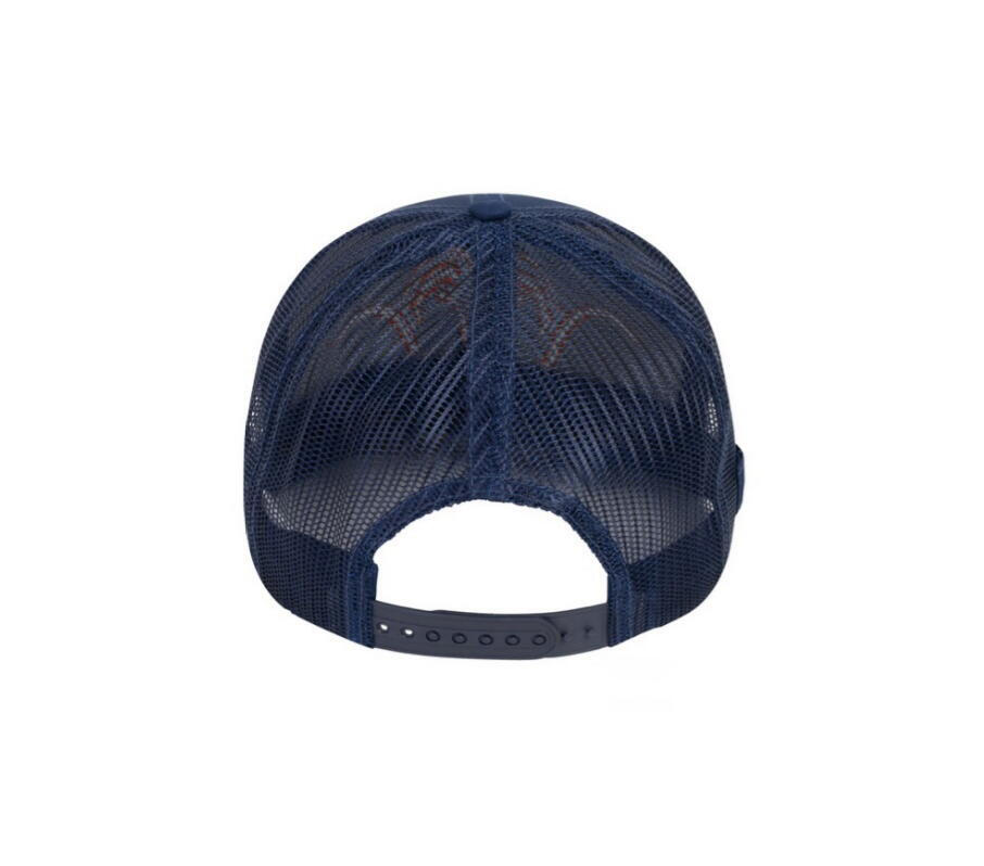 Jagd Kappe Mesh Snapback atmungsaktiv blau 2/2