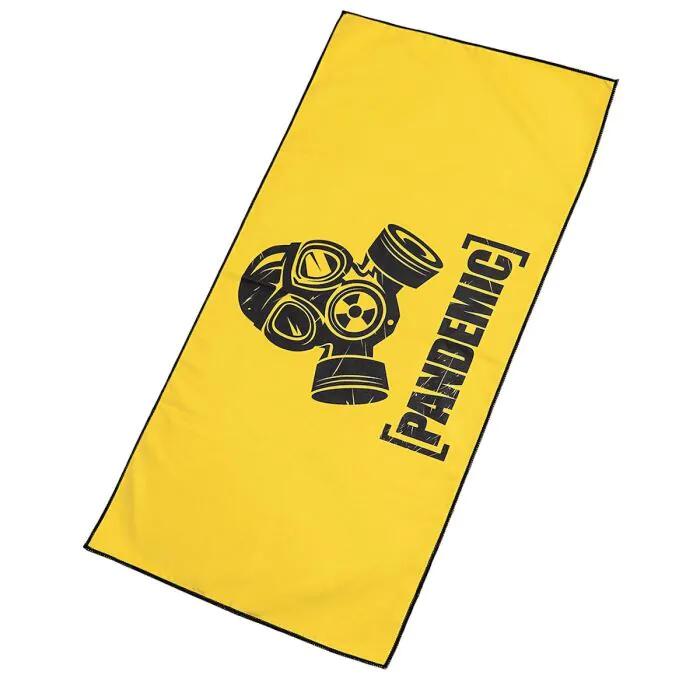 Serviette en microfibre Mad Wave Pandemic, petite taille - Jaune 2/5