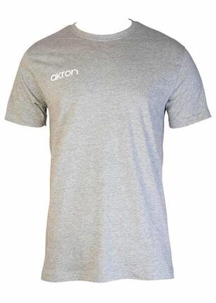 Akron Lena Baumwoll-T-Shirt – Grau – Größe XXL