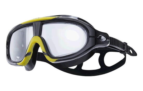 Maschera da nuoto TYR Orion - Fumo/Nero/Giallo
