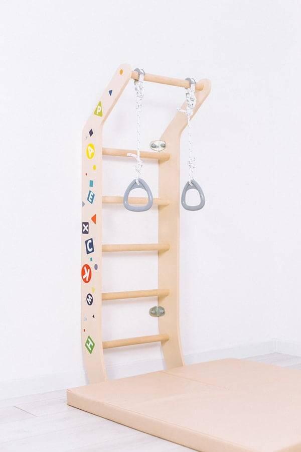 Enfants Gymnastique Espalier en bois pour petits Mini Color Multicolore 7/7