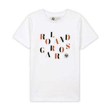 T-shirt col rond garçon - blanc