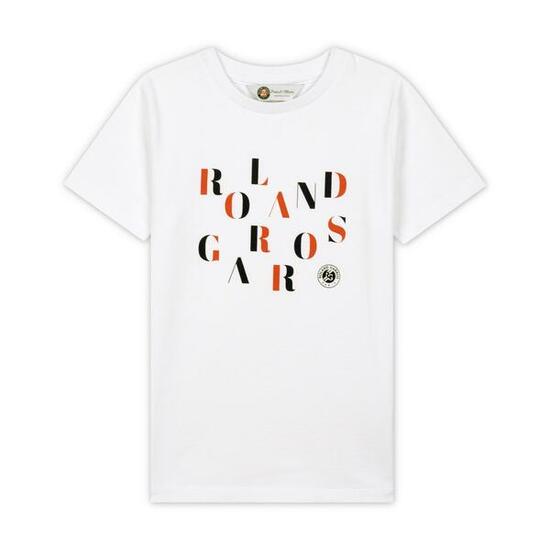 T-shirt col rond garçon - blanc