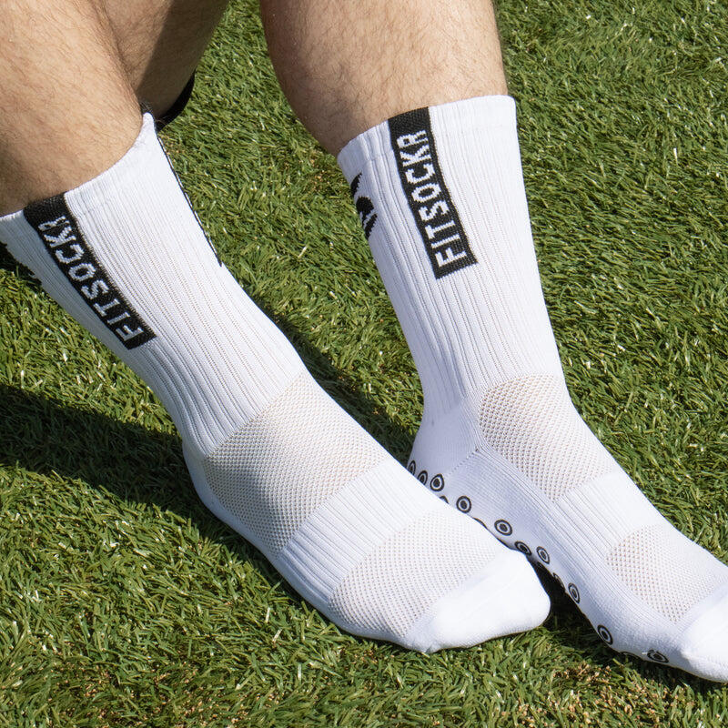 Offerta combinata: 3 paia di calze antiscivolo FitSockr – Bianche 5/5