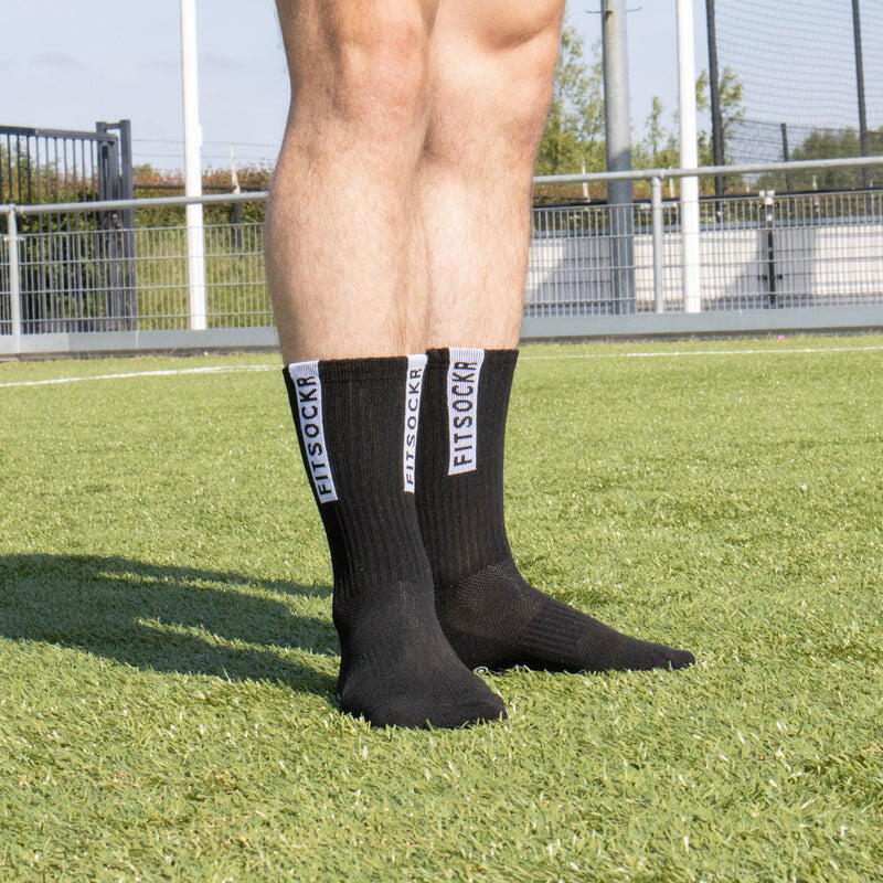 Offerta combinata: 3 paia di calze antiscivolo FitSockr – Nere 5/5