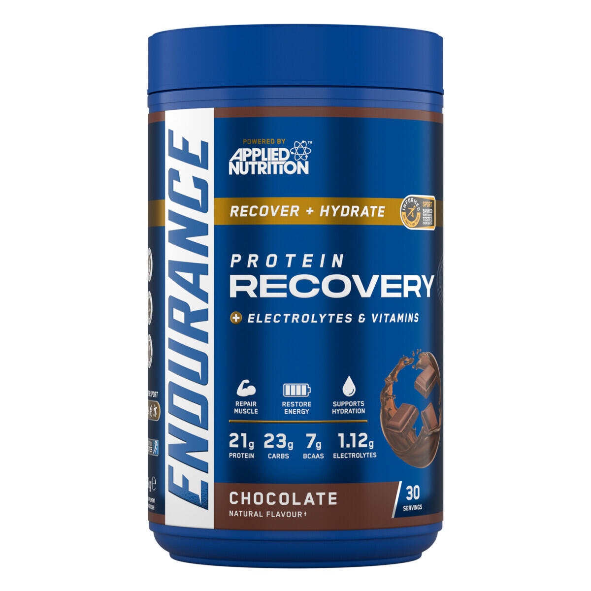 Applied Nutrition - Post-workout - Recovery Carb & Electrolyte Powder - Chocolat 1500g - Complément Alimentaire - Decathlon