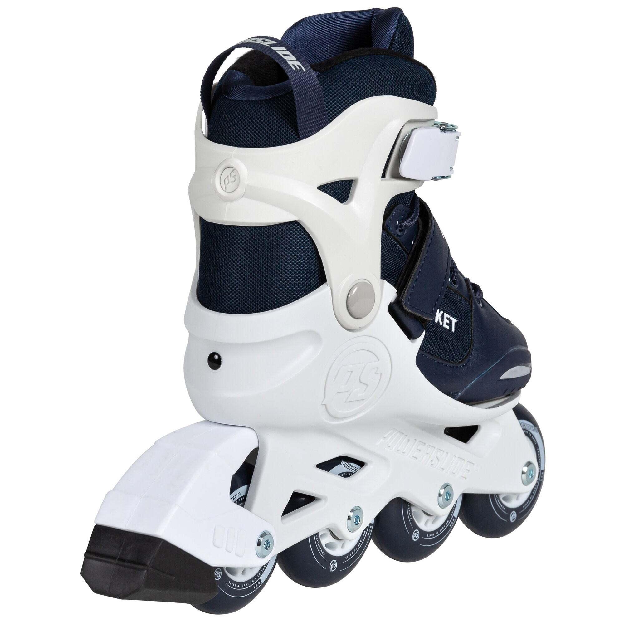 Powerslide Inline Skates Rocket Blue, tamanho ajustável, para crianças 4/7