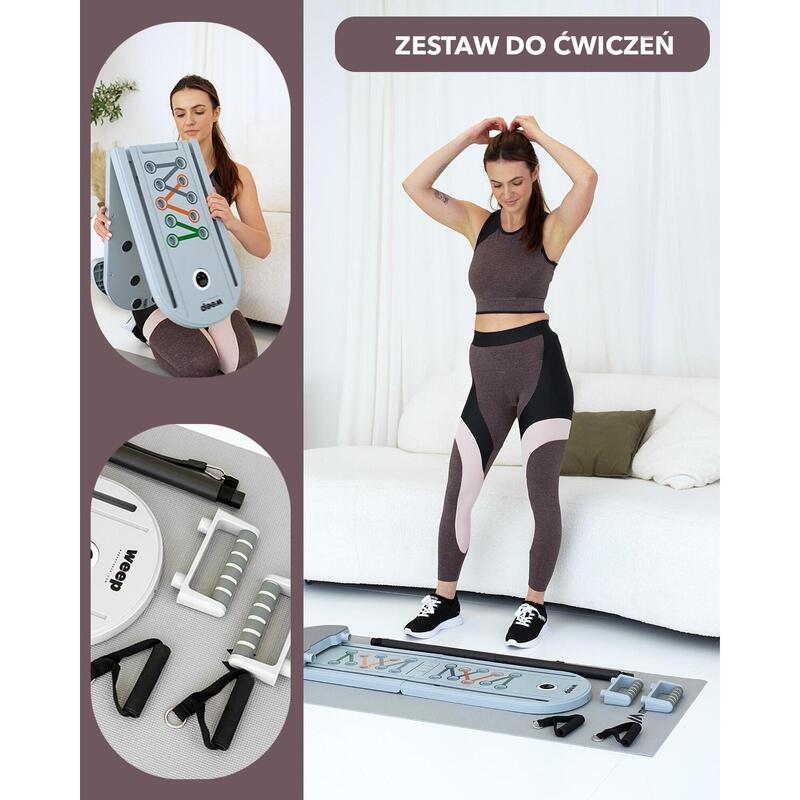 WEEP MT01 – reformer Pilates 9 în 1, placă multifuncțională pentru antrenament