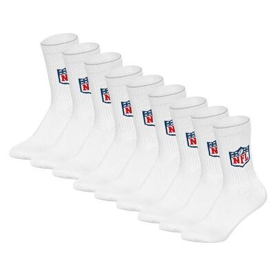 Socken Unisex 9er Pack Stretch-NFL SHIELD 9Pack Crew Socks