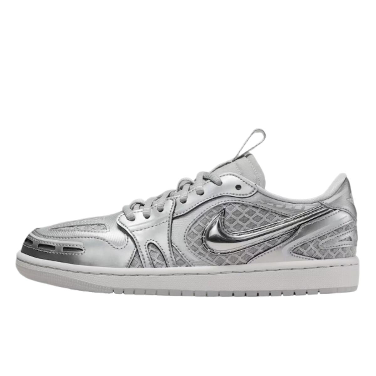 JORDAN Scarpe  1 Low Method of Make V3 Metallic Silver