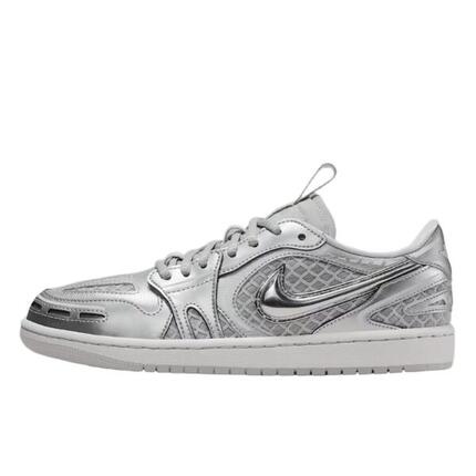 Schuhe 1 Low Method of Make V3 Metallic Silver
