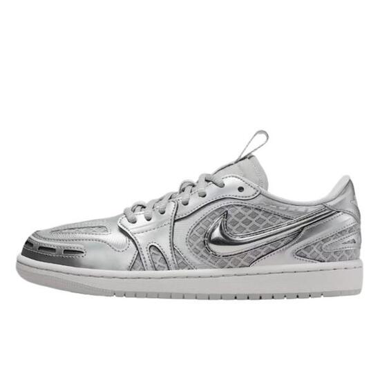 Schuhe 1 Low Method of Make V3 Metallic Silver