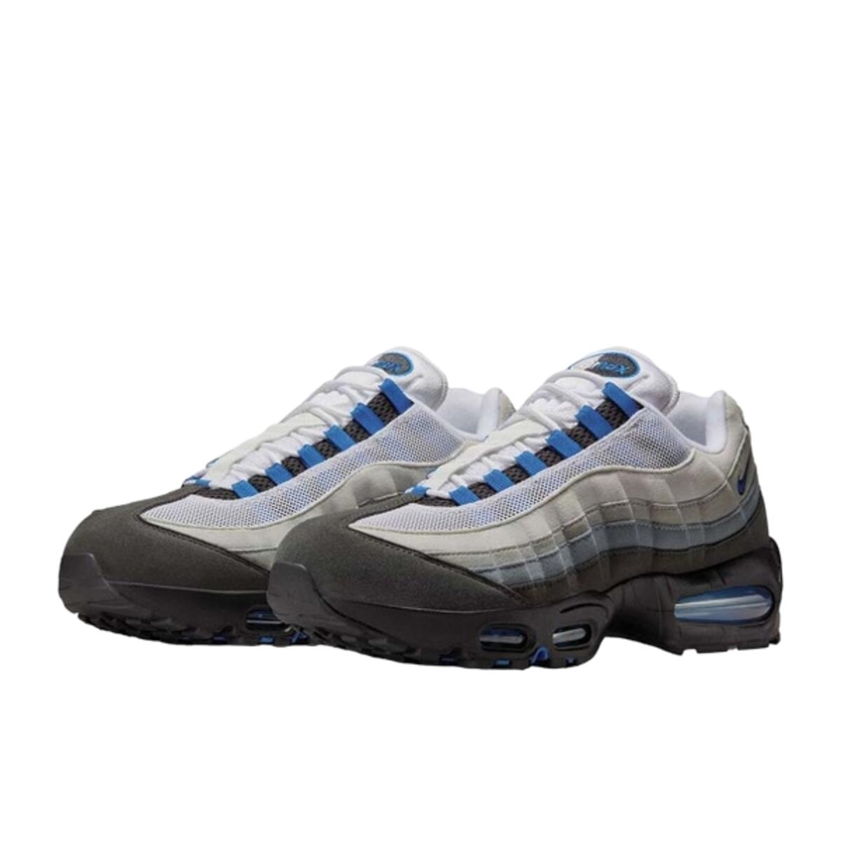 Nike - Chaussures  Air Max 95 Og Big Bubble Blue Spark - Chaussures De Sport - Blanc - Decathlon