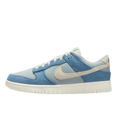 Schoenen dunk low smokey blue denim