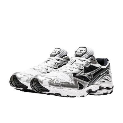 Zapatillas Wave Rider 10 White Silver Black