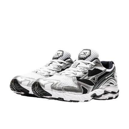 Zapatillas Wave Rider 10 White Silver Black