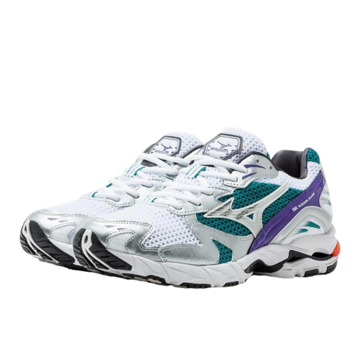 Schoenen  Wave Rider 10 White Silver Teal Purple 2/3