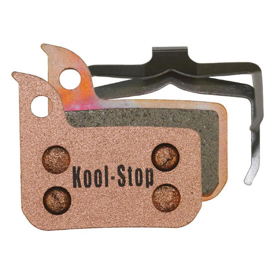 Koolstop spiekane czerwone klocki hamulcowe tarczowe do Avid/SRAM (2 szt.)