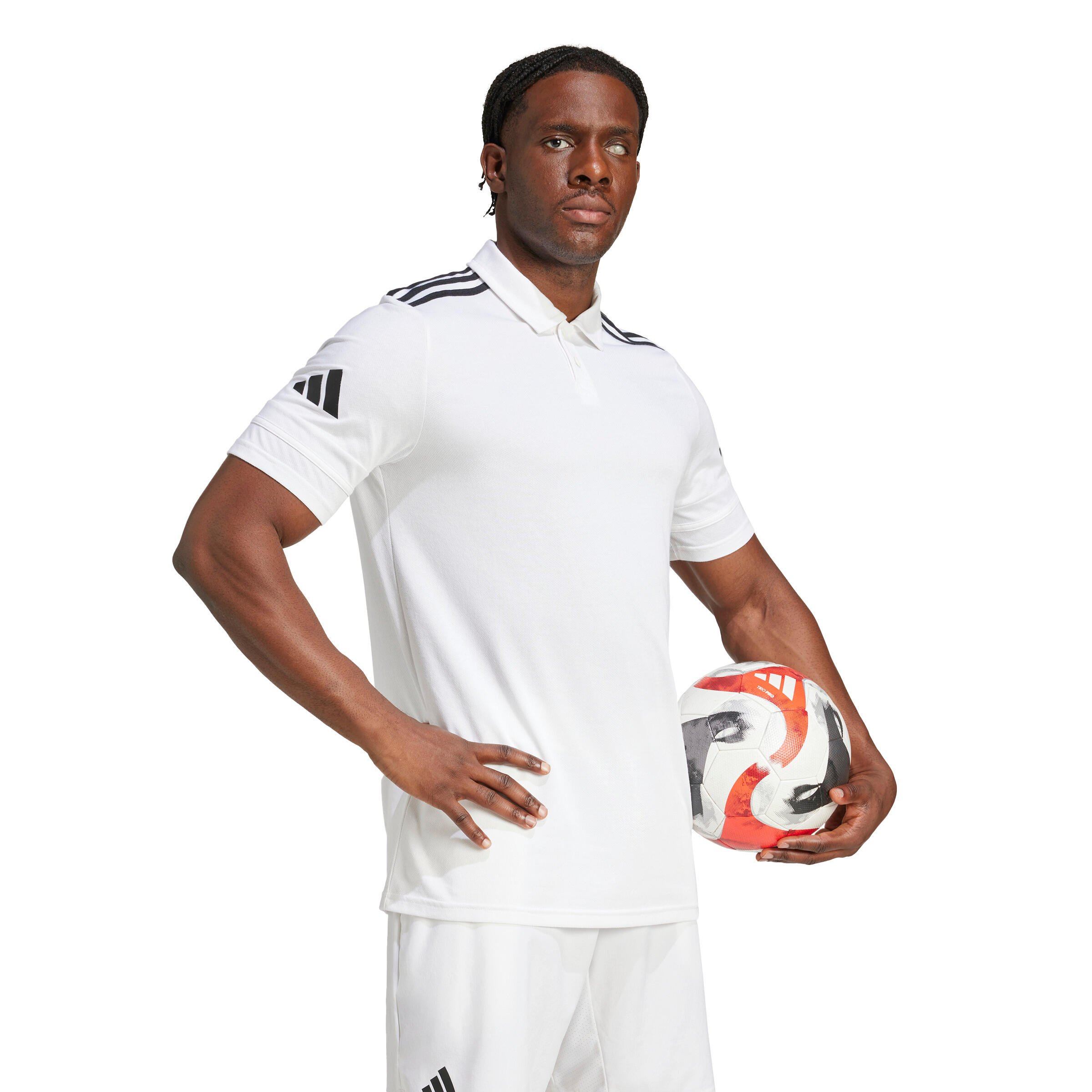 Polo in cotone adidas Squadra25 3/6