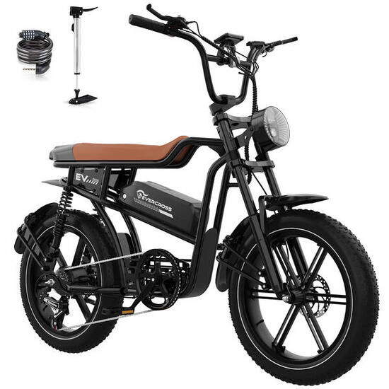Bicicletta Elettrica Montagna 20"x4.0-Doppia Sospensione-48V15.6Ah-NFC-APP-EK30
