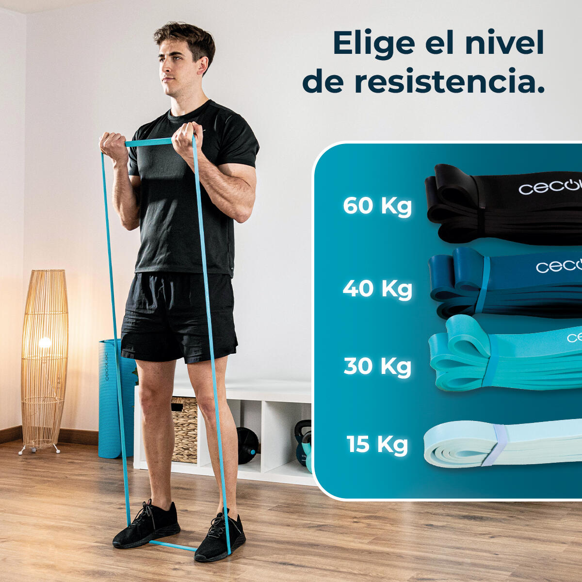 Cecotec Banda elastica DrumFit Power Band Set 3/7