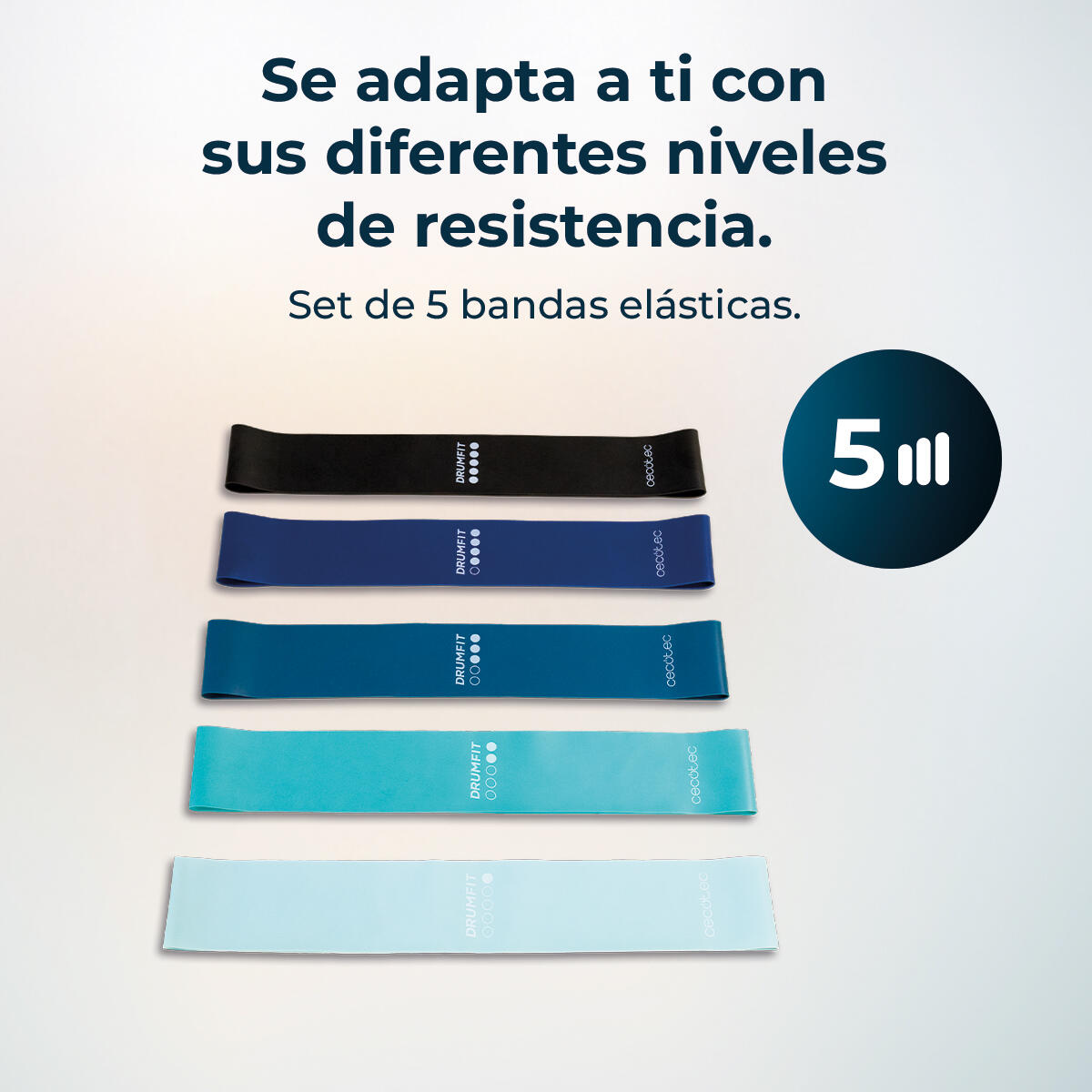 Cecotec Bande élastique DrumFit Resistance Band Set 2/7