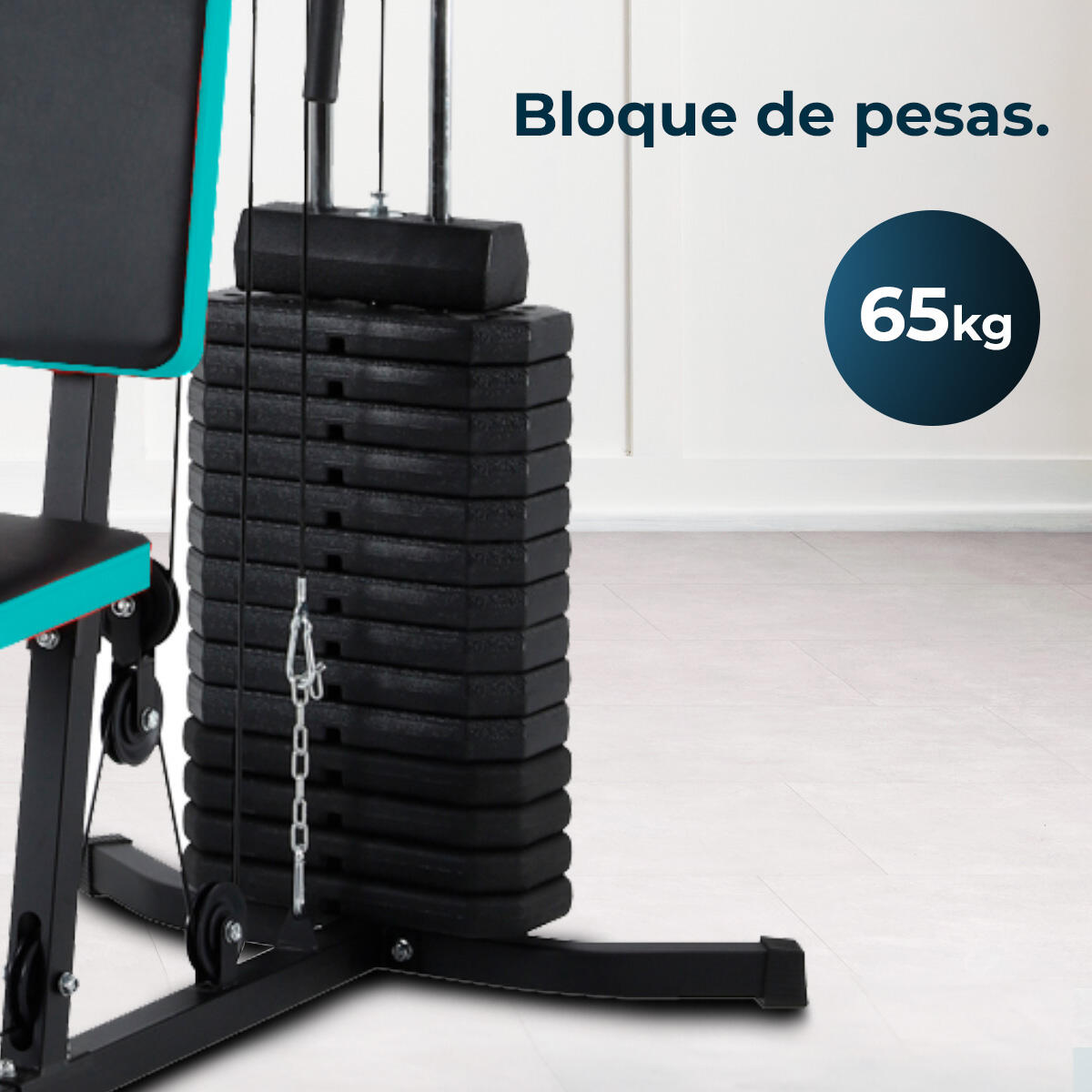 Cecotec Estacion multigimnasio Drumfit HomeGym 1000 Single Cecotec 2/7
