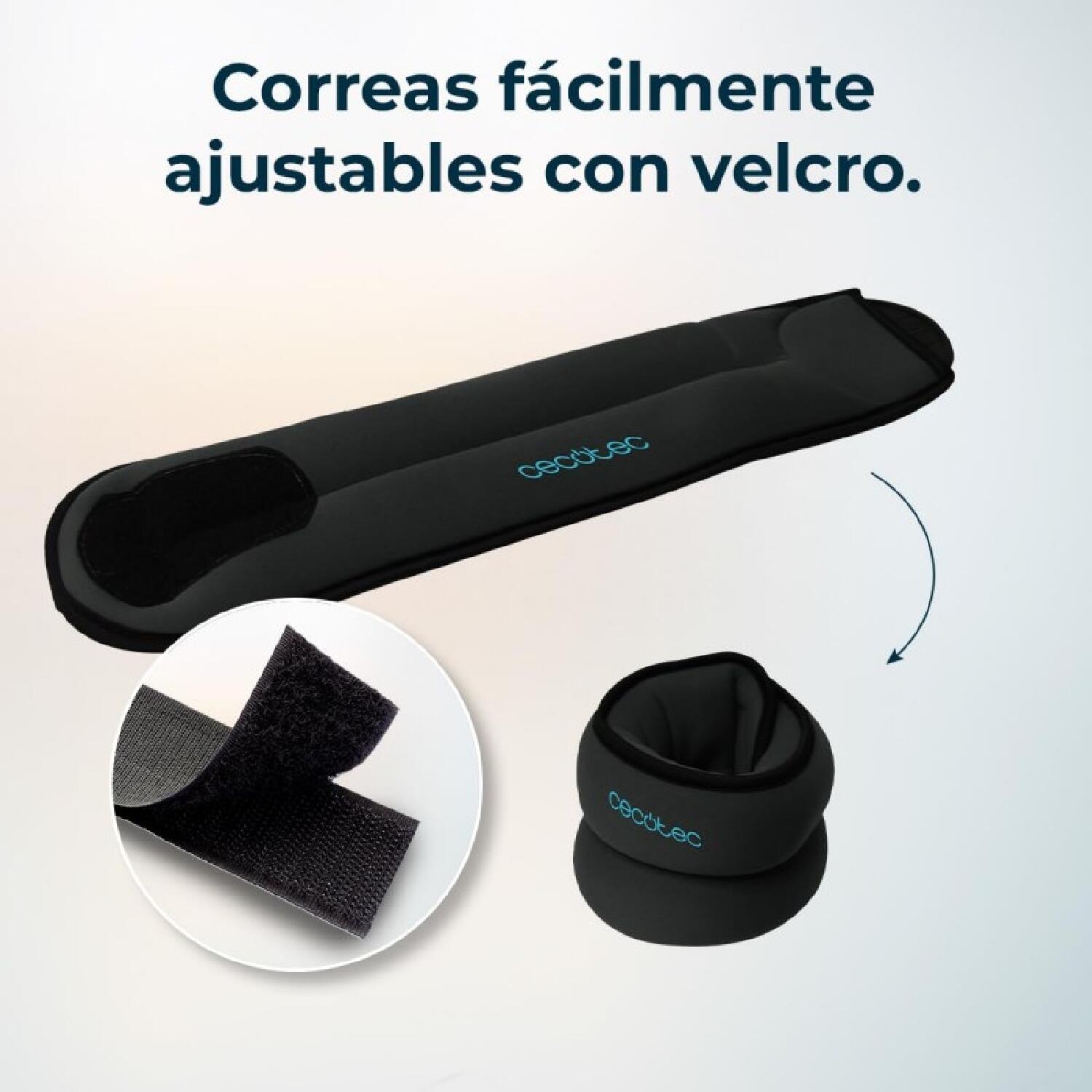 Pesos de tornozelo e pulso de 1kg Drumfit AnkelBell 1000 Neo 7/7