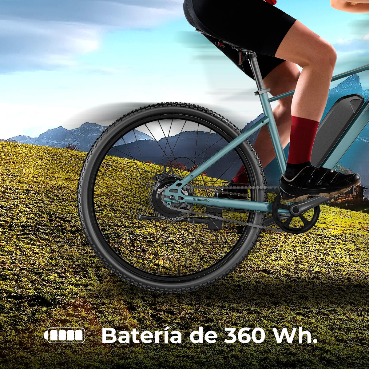 Cecotec Bicicletta elettrica e-Xplore 3/7