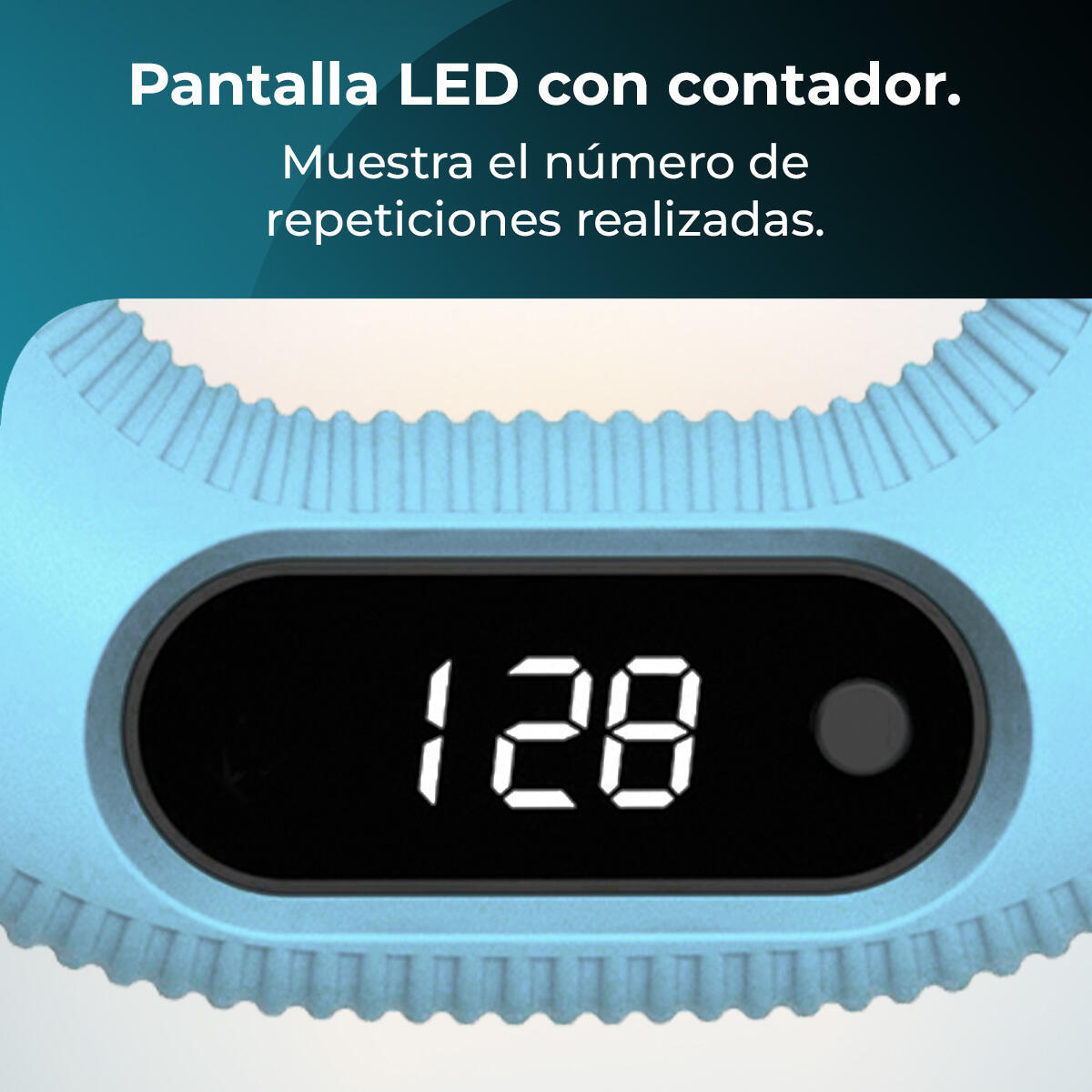 Cecotec Ejercitador Fortalecedor de Antebrazo con Contador Drumfit HandFit Smart 2/7