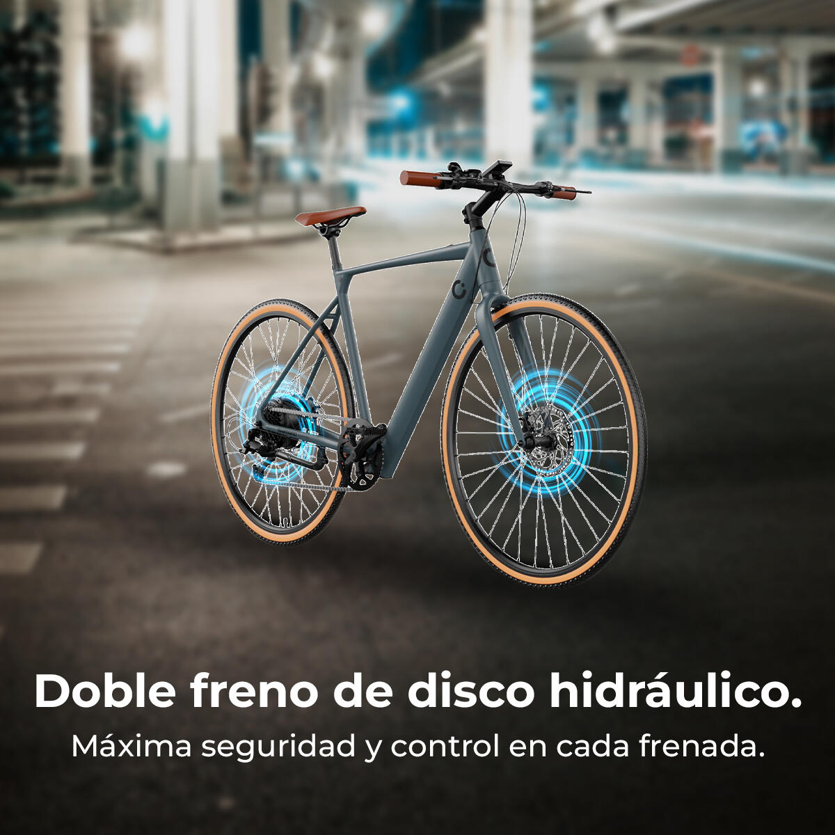 Cecotec Vélo électrique Urban Sprint Silver 28", autonomie 70 km, batterie 360 W 5/7
