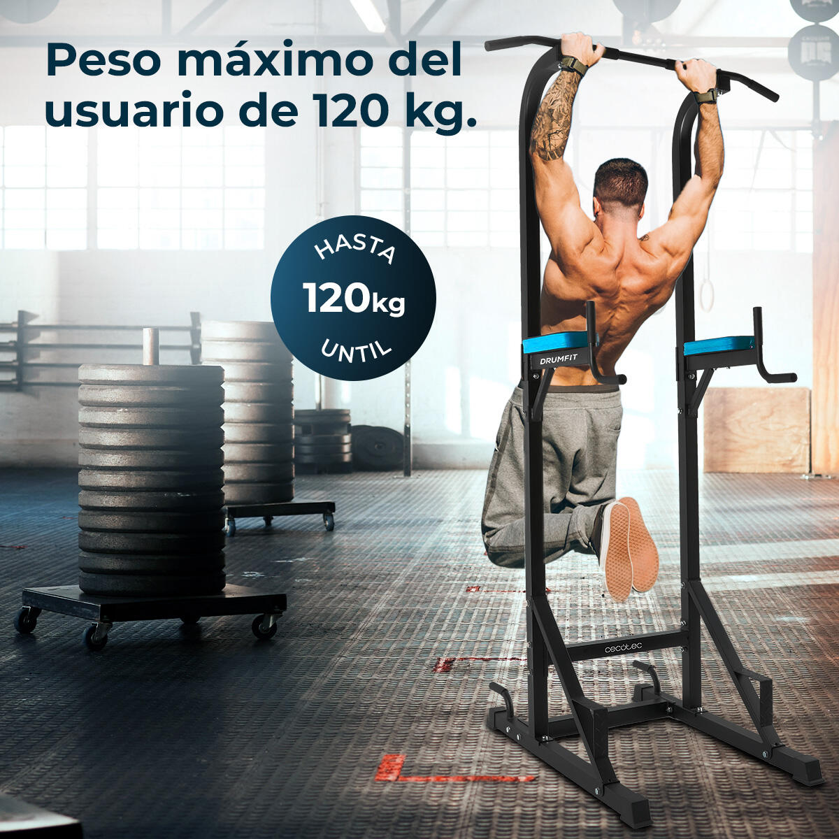 Cecotec Macchina per le trazioni Drumfit PullUps 4000 6/7
