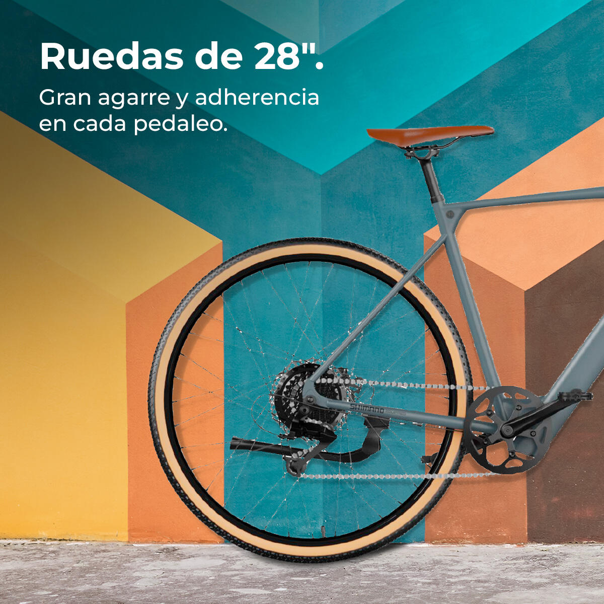 Cecotec Vélo électrique Urban Sprint Silver 28", autonomie 70 km, batterie 360 W 4/7