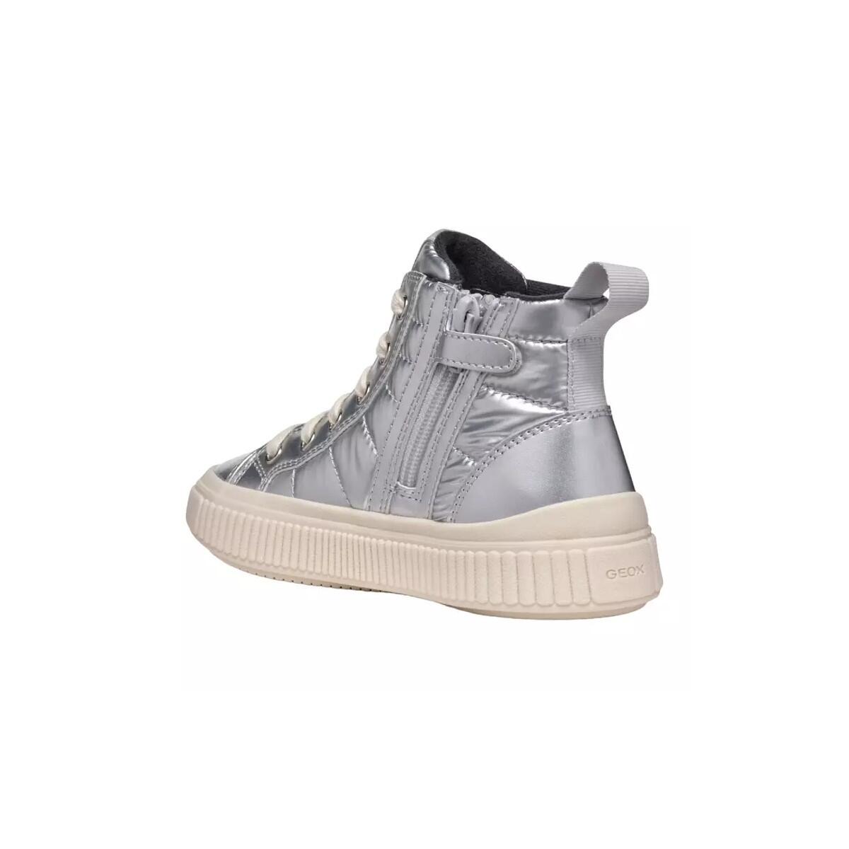 Zapatillas niña Geox Zapatillas niña Geox J Laquinny Plata Plata 3/5